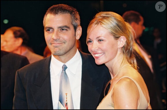Céline Balitran et George Clooney au Festival de Deauville en 1998