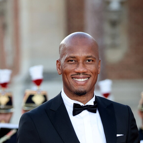 Didier Drogba - Arrivées des invités au dîner d'Etat au château de Versailles en l'honneur de la visite officielle du roi et de la reine d'Angleterre en France le 20 septembre 2023. © Moreau-Jacovides / Bestimage