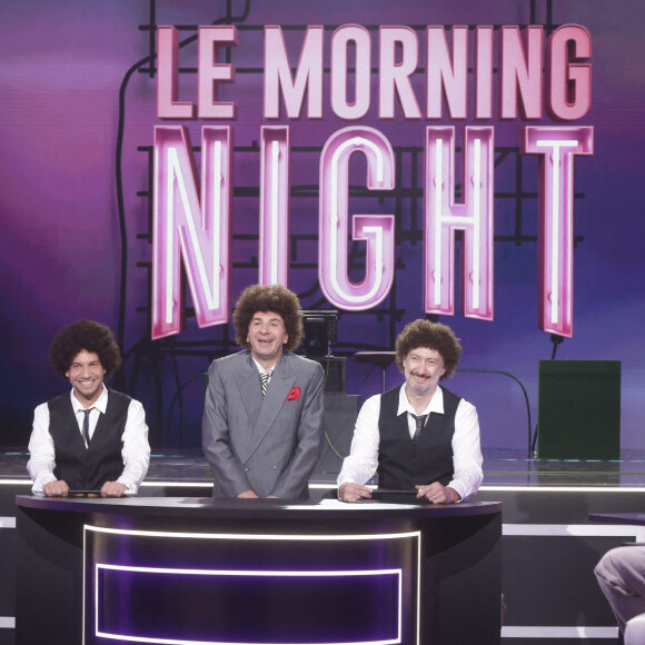 Exclusif - Benjamin Morgaine, Michaël Youn, Vincent Desagnat - Enregistrement de l'émission "Morning Night", présentée par M.Youn, B.Morgaine et V.Desagnat © Jack Tribeca / Bestimage