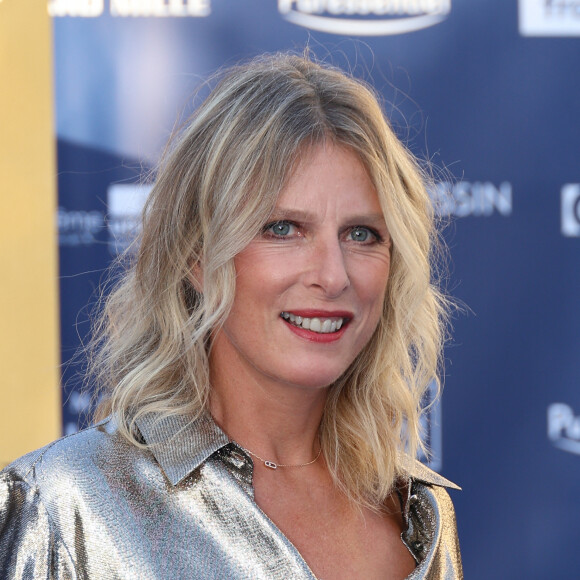 Karin Viard - Arrivées sur le tapis bleu de la 16ème édition du festival du film francophone de Angoulême le 25 août 2023. © Coadic Guirec / Bestimage 