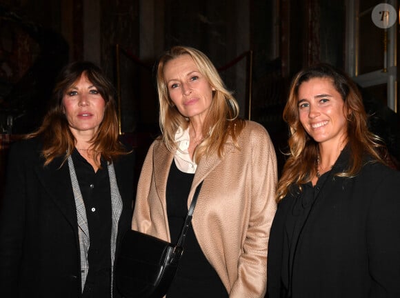 Mathilde Seigner, Estelle Lefébure, Vahina Giocante - Présentation du court-métrage "Tornando A Casa" pour le lancement du nouveau Borsalino à l'ambassade d'Italie à Paris le 21 mars 2023. © Veeren/Bestimage