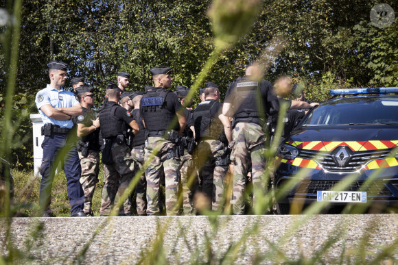 Battue dans le Bas-Rhin, le 28 septembre 2023, pour retrouver Lina, 15 ans, disparue depuis le 23 septembre 2023. © Elyxandro Cegarra / Panoramic / Bestimage