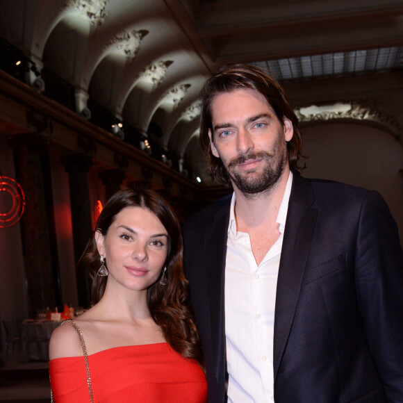 Camille Lacourt et sa compagne Alice Detollenaere - 5e édition du Chinese Business Club au Pavillon Cambon Potel et Chabot, à Paris, le 9 mars 2020. © Rachid Bellak/Bestimage