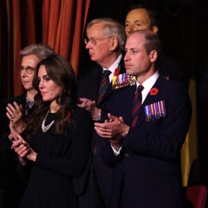 Kate Middleton, princesse de Galles, le prince William, prince de Galles - La famille royale assiste au Royal British Legion Festival of Remembrance au Royal Albert Hall à Londres le 11 novembre 2023. 