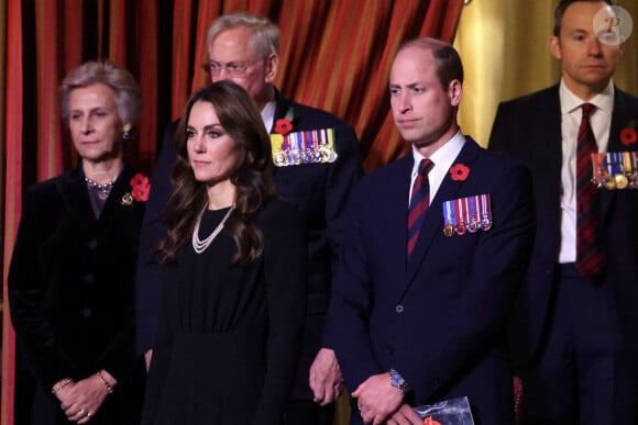 Catherine Kate Middleton, princesse de Galles, le prince William, prince de Galles - La famille royale assiste au Royal British Legion Festival of Remembrance au Royal Albert Hall à Londres le 11 novembre 2023. 