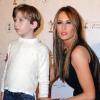 Melania Trump, venue accompagnée de son petit Barron, 4 ans et demi, lors de la soirée annuelle des Bunny Hop, à New York, le mardi 9 mars.