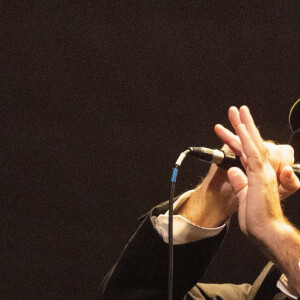 Éric Cantona dans un théâtre de Londres.