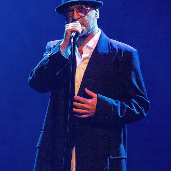Éric Cantona se produit sur scène depuis plusieurs semaines
 
Éric Cantona dans un théâtre de Londres.