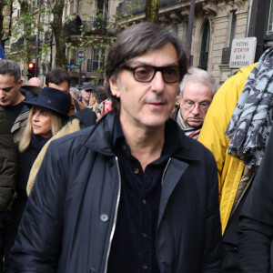 Yvan Attal - Marche pour la République et contre l'antisémitisme à Paris le 12 novembre 2023. © Denis Guignebourg / Bestimage