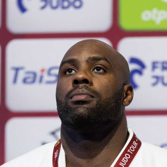 Teddy Riner remporte le Paris Grand Slam pour la 7ème fois Medaillé d'Or à Paris en +100 kg - Tournoi international Judo Paris Grand Slam, le plus grand au monde à l'AccorArena à Paris le 5 février 2023 . © Jeremy Melloul/Bestimage