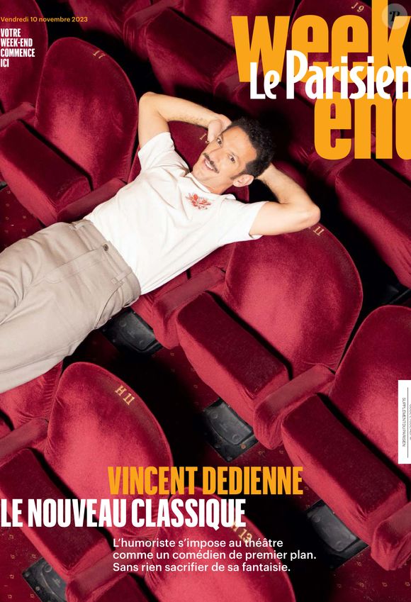 Vincent Dedienne, couverture du "Parisien Week-end".