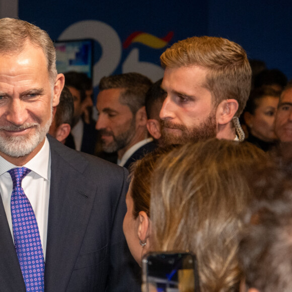 Felipe VI - Cérémonie de commémoration du 25ème anniversaire du journal La Razon, le 21 novembre 2023 à Madrid, Espagne