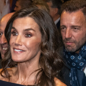 Un moment très agréable ! 
Letizia d'Espagne - Cérémonie de commémoration du 25ème anniversaire du journal La Razon, le 21 novembre 2023 à Madrid, Espagne