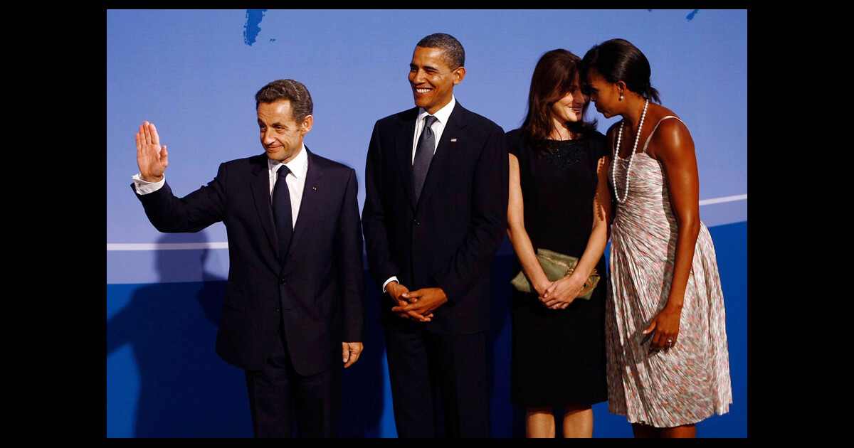 Quand Nicolas et Carla Sarkozy dînent avec... Barack et Michelle Obama ...