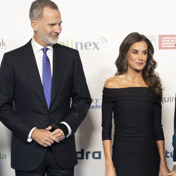 Le roi Felipe VI et la reine Letizia assistent au 25ème anniversaire du journal "La Razon" à Madrid