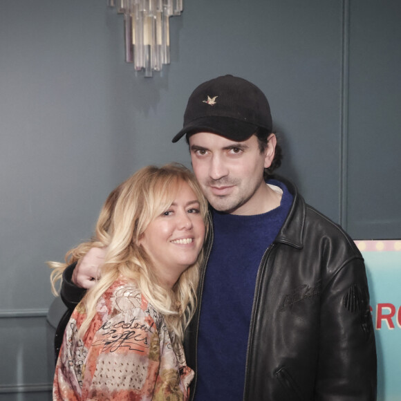 Exclusif - Enora Malagré et son compagnon Hugo Vitrani - Personnalités à la 2ème soirée "Patins" au restaurant de l'Hôtel Kimpton, le Montecito à Paris le 23 novembre 2023. © Jack Tribeca/Bestimage 