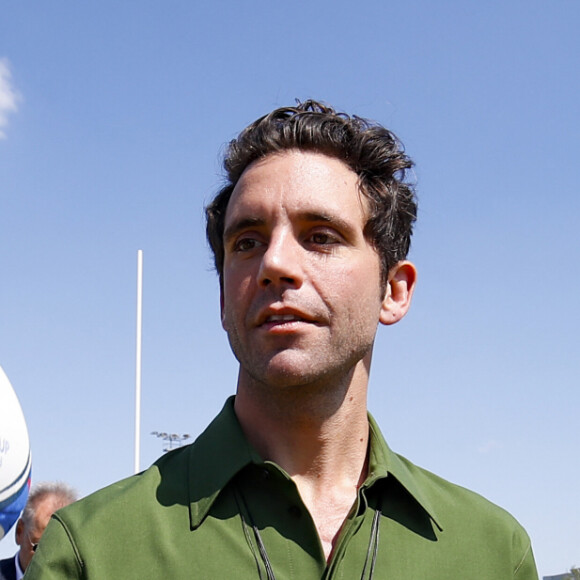 Mika devient le parrain de la Mêlée des Choeurs à Gennevilliers, France, le 31 mai 2023.