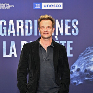 David Hallyday durant l'avant première mondiale au Grimaldi Forum à Monaco, le 9 février 2023, du film "Les gardiennes de la planète" réalisé par Jean-Albert Lièvre et raconté par J.Dujardin.