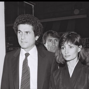 Claude Lelouch et Evelyne Bouix en 1980