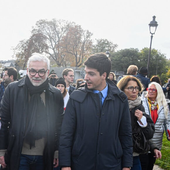 Pascal Praud - Marche pour la République et contre l'antisémitisme à Paris le 12 novembre 2023. © Lionel Urman / Bestimage