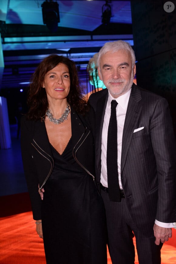Pascal Praud et sa femme Catherine - Cérémonie de clôture du 7e Festival de cinéma et musique de film de La Baule, le 26 juin 2021.