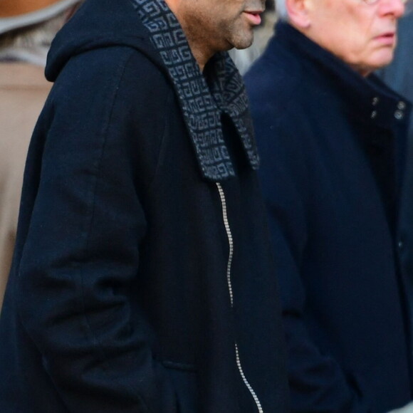 Tony Parker - Arrivées aux obsèques de Gérard Collomb en la cathédrale Saint-Jean à Lyon le 29 novembre 2023. © Romain Doucelin/Bestimage 