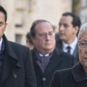 Elisabeth Borne - Obsèques de Gérard Collomb en la cathédrale Saint-Jean à Lyon. Le 29 novembre 2023 © Bony / Pool / Bestimage