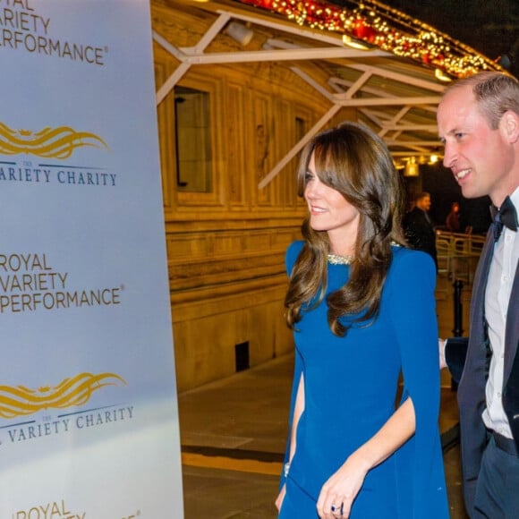 Le prince William et Kate Middleton - Soirée Royal Variety Performance au Royal Albert Hall à Londres, le 30 novembre 2023.