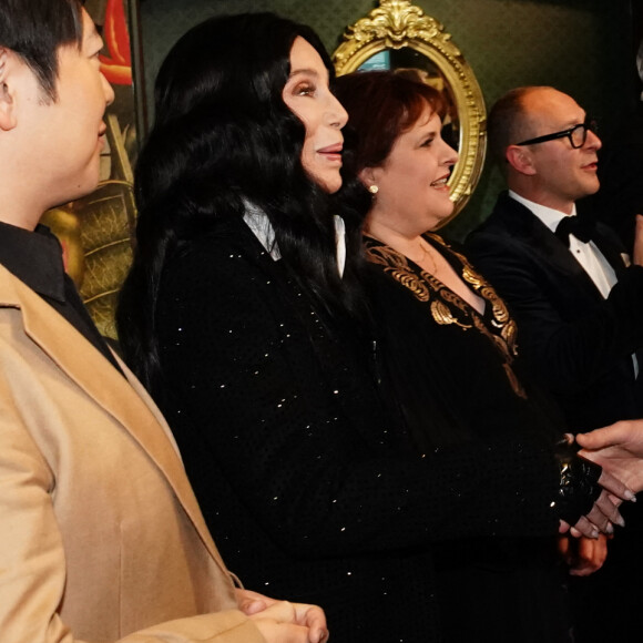 Cher et le prince William - Soirée Royal Variety Performance au Royal Albert Hall à Londres, le 30 novembre 2023.