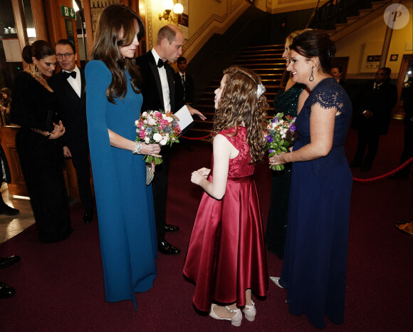 Le prince William et Kate Middleton - Soirée Royal Variety Performance au Royal Albert Hall à Londres, le 30 novembre 2023.