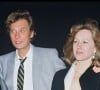 Les 2 stars trouvaient refuge à Vallière, dans la Creuse, où l'actrice possédait une maison, vendue depuis
Nathalie Baye et Johnny Hallyday après la pièce de théâtre "Désiré" le 15 février 1984