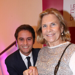 Gabriel Attal (Ministre de l'éducation) et Suzanna Flammarion - 10ème édition du Prix de la Femme d'Influence au musée de l'homme à Paris le 5 décembre 2023. © Bertrand Rindoff / Bestimage