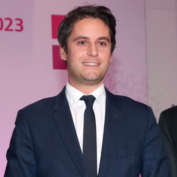 Il s'est rendu à la 10e Cérémonie de remise de Prix de la Femme d'Influence.
Patricia Chapelotte (Présidente du Prix), Gabriel Attal (Ministre de l'éducation) et Thomas Misrachi (Animateur de la soirée) - 10ème édition du Prix de la Femme d'Influence au musée de l'homme à Paris le 5 décembre 2023. © Bertrand Rindoff / Bestimage