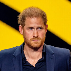 Le prince Harry Duc de Sussex lors de la cérémonie de clôture des Invictus Games 2023 à Dusseldorf le 16 septembre 2023.