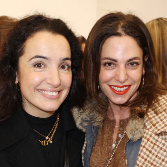 Exclusive - Isabelle Vitari and Noemie Elbaz lors du lancement du nouveau produit cosmétique de Chateau Berger (co-fondée par Lilou Fogli) à Paris le 6 décembre 2023.