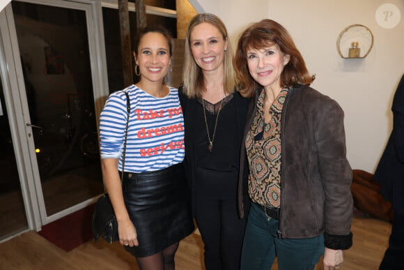 Exclusive - Florence Pernel, Lilou Fogli and Julie de Bona lors du lancement du nouveau produit cosmétique de Chateau Berger (co-fondée par Lilou Fogli) à Paris le 6 décembre 2023.