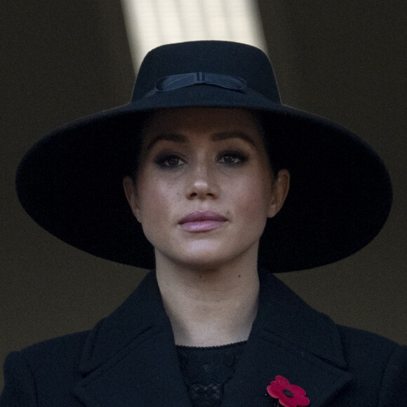 L'actrice, qui avait pour but de reprendre du service sur les tournages, pourrait ne pas avoir de travail 
Meghan Markle, duchesse de Sussex - La famille royale d'Angleterre lors du National Service of Remembrance à Londres le 10 novembre 2019.