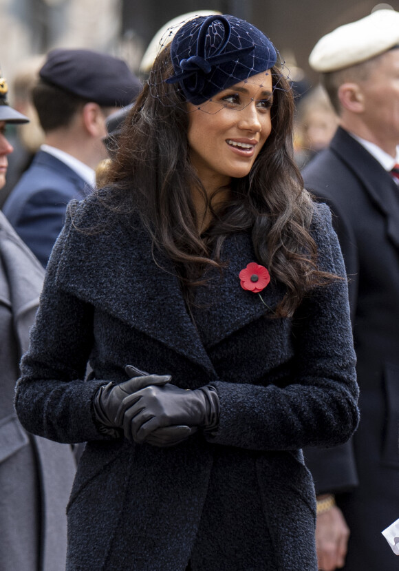 Défendre Meghan Markle et représenter la duchesse serait une trop grosse prise de risques 
Meghan Markle, duchesse de Sussex, assiste au 'Remembrance Day', une cérémonie d'hommage à tous ceux qui sont battus pour la Grande-Bretagne, à Westminster Abbey, le 7 novembre 2019. 