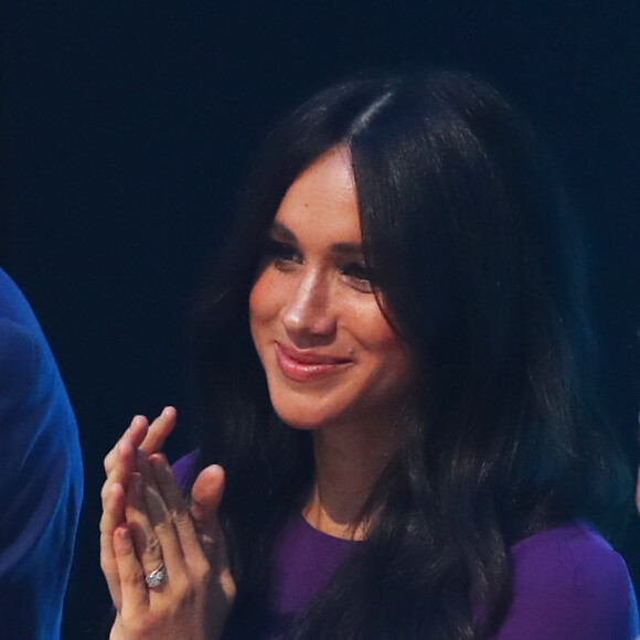 Meghan Markle, duchesse de Sussex, assiste à l'ouverture du sommet One Young au Royal Albert Hall à Londres le 22 octobre 2019 