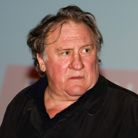 Gérard Depardieu lors du Festival Premiers Plans à Angers pour la présentation du film "Umani" © Laetitia Notarianni / Bestimage