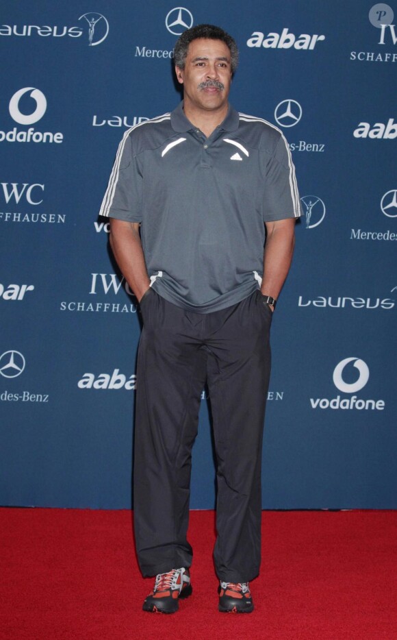 Daley Thompson lors de la soirée des Laureus World Action Sportsperson of the Year à Abou Dabi le 10 mars 2010