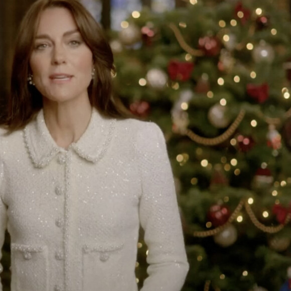 Kate Middleton annonce la diffusion d'un concert de Noël à la télévision. Le 8 décembre 2023.