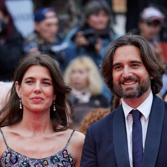 Charlotte Casiraghi et Dimitri Rassam - Montée des marches du film " Killers of the flower moon " lors du 76ème Festival International du Film de Cannes, au Palais des Festivals à Cannes. Le 20 mai 2023 © Jacovides-Moreau / Bestimage 