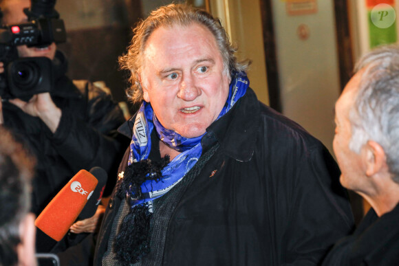 Gérard Depardieu à la première du film "The Taste of Small Things" à Berlin le 12 janvier 2023