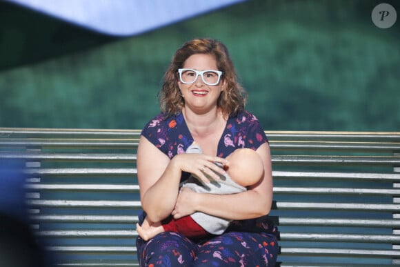 Exclusif - Elodie Poux - Tournage de l'émission "Sketch Story", présentée par L.Boccolini. Le 12 septembre 2022