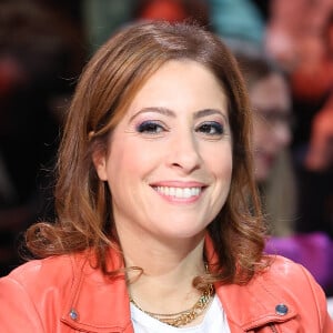 Léa Salamé - Les personnalités se mobilisent lors de la 37ème édition du Téléthon sur le plateau de France 2, avec pour parrain Vianney. Cette année, 80,6 millions de dons ont été promis. Le 9 décembre 2023. © Coadic Guirec / Bestimage