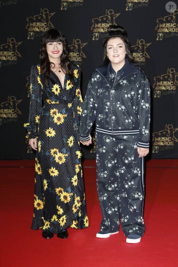 Gia Martinelli, Hoshi - 20ème cérémonie des NRJ Music Awards au Palais des Festivals à Cannes. Le 10 novembre 2018 © Christophe Aubert via Bestimage