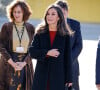 Pour remplir cette mission officielle, l'épouse du roi Felipe VI s'était mise sur son trente-et-un... 
La reine Letizia d'Espagne assiste à la réunion annuelle des directeurs des centres de l'Institut Cervantes au Centre culturel international Oscar Niemeyer à Avilés, le 19 décembre 2023.