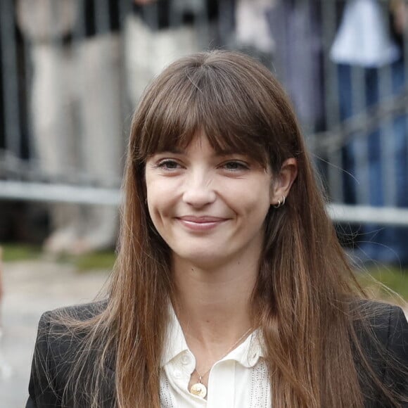 Annabelle Belmondo - Obsèques de Jean-Paul Belmondo en en l'église Saint-Germain-des-Prés, à Paris le 10 septembre 2021. © Cyril Moreau / Bestimage