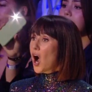 Helene Ségara sur le plateau de la Star Academy, 23 décembre 2023.